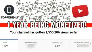 How much YouTube Paid Me for My first year being monetized with 1.5 Million Views in 2021 