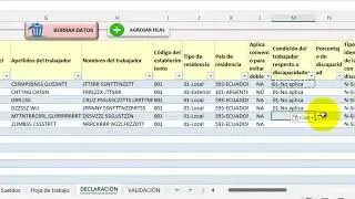 Plantilla Anexo de relación de dependencia (RDEP) 2023 ✅cálculo de rebaja gastos personales