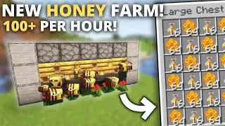 Minecraft 1.20+ Honey Farm Tutorial - Fully Automatic (Java & Bedrock)