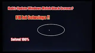 Cara Mengatasi Black Screen Hanya Ada Kursor Pada Laptop Windows 10/11 | Habis Update Windows Blang