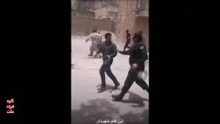 شیر بیشه ولایت  شهردارآبادان مثل موش ترسو فرار کرد  .