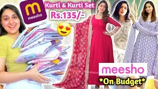 Meesho kurti/Kurta Set Haul Start Rs.135😍 | Latest Kurti Set From Meesho | Meesho Haul #meesho