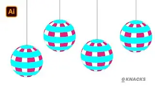 Flat Disco Lights in illustrator
