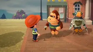 Animal Crossing Louie 'Donkey Kong' Bragging About His Abs