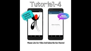 Tutorial-4 : - Display Splash Screen In Android Studio