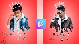 Dripping Effect Picsart | Step By Step In Picsart Tutorial..