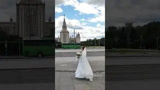Воробьёвы горы, смотровая площадка. Москва