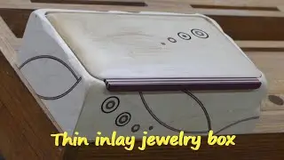 Thin inlay jewelry box