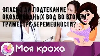 Опасно ли подтекание околоплодных вод во втором триместре беременности?