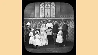 The Level Crossing - an unusual Victorian magic lantern slide story