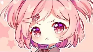 DDLC Chibis [Natsuki Speedpaint]