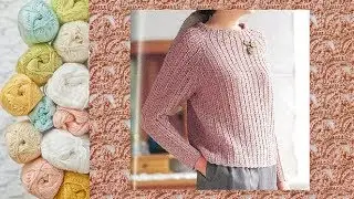 Crochet pattern for pullover - Crochet #Shorts