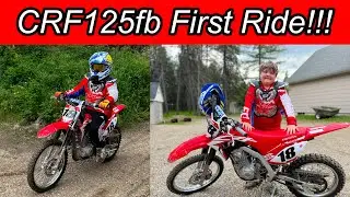 CRF125f Fuel Injected New Bike & First Ride
