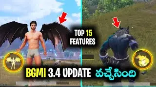 🔥BGMI 3.4 BETA Update అదిరిపోయింది 👌| BGMI 3.4 FEATURES Telugu
