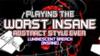 Roblox - Playing The WORST INSANE Abstract Style Ever in FE2CM? (Luminescent Breach)