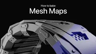 How to bake mesh maps | Blender and Marmoset Toolbag 4 tutorial