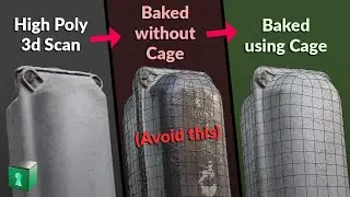 Blender Secrets - Using a Cage for Perfect Baking