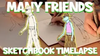 Funny Cartoon Drawing Timelapse, Inspiration and idea!