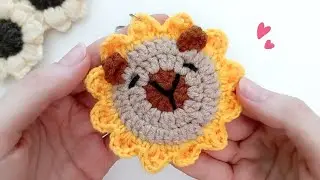 Капибара-Цветок🧡 Подробный МК🧶 