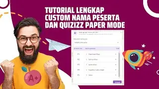 Woww sekarang Quizizz mode kertas sudah bisa custom nama peserta