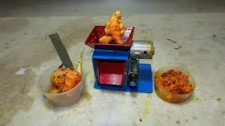 How To Make A Mini Fresh Turmeric Planer From A DC Motor