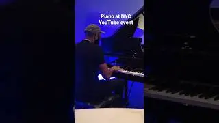 Piano at NYC YouTube event 