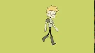 Walk Cycle Test Animation