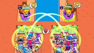 RANK 35 BOOMER DYNAMIKE vs 99 NOOBS MECHA! Brawl Stars 2024 Funny Moments & Glitches & Fails #1296
