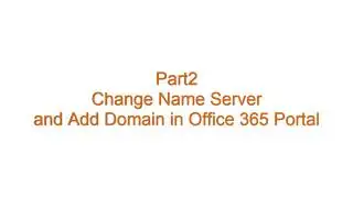 Add custom Domain to office365 Portal -Part2 | Add a domain to Microsoft 365 Portal