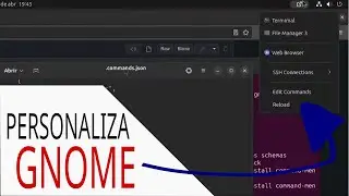 Instalar command menu una extension de GNOME bastante util y productiva