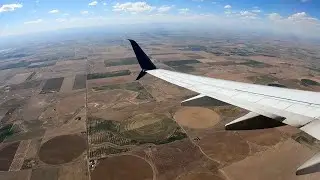 Windy Departure From Denver (Delta 737-900)