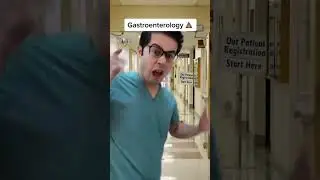 How different medical specialties walk in a hospital.