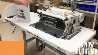 Oiling The JUKI DDL 8700