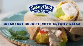 Breakfast Burrito with Creamy Salsa (Around The World: Breakfast)