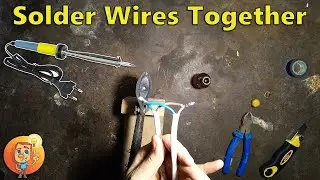 How to solder wires together
