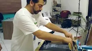 Impresión de camiseta a 1 color en serigrafía