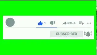 #youtube_green_subscribe template video free