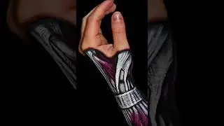 HAND ANATOMY PAINTING #shorts