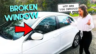 SOMEONE BROKE INTO OUR CAR PRANK ON WIFE!