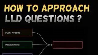 How to approach Low Level Design Questions ?