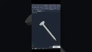 Wire Nail in AutoCAD 3D 