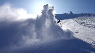 Ski Down slow motion