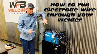 How to run electrode/wire through your welding machine.