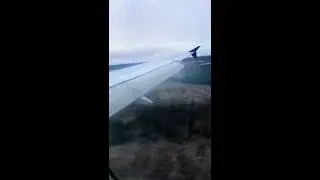 Traveling - Landing at Arlanda Airport Stockholm