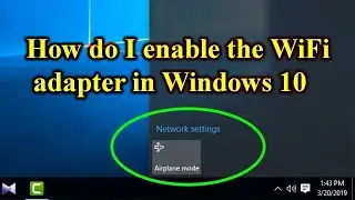 Wifi not working on windows 10..?? & 7 ways 100% problem fixed guarantee 2020 updated..