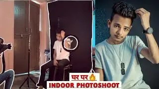 BLACK THEME Indoor Portrait Photoshoot Poses ⚡ at Home -AK Pictures 