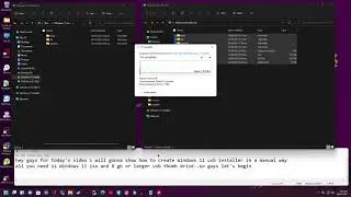 [Tutorial]How to Create Windows 11 USB Installer in a manual way[MBR Partition]
