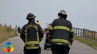 Firefighters climb Knox Mountain to mark 9/11 anniversary