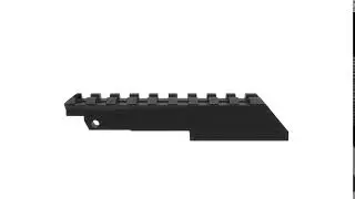 AK Rear Sight Mount - 360° Turntable