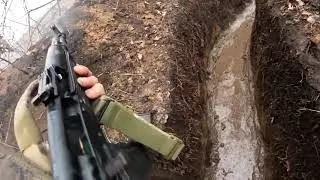 видео боя снято от первого лица.Перестрелка пехоты.Война в Украине.зсу.Подпишись.
